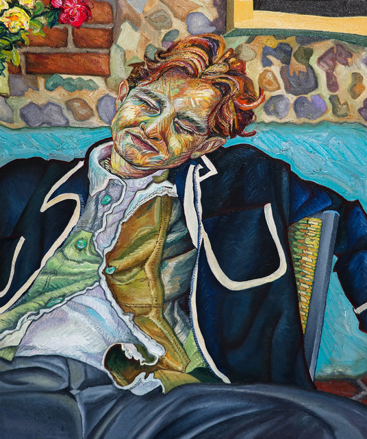 Lee Kay-Barry, ‘Heads Up, Thumbs Down’, 2020, Painting, Oil, oil pastels and charcoal on canvas, Eclectic Gallery
