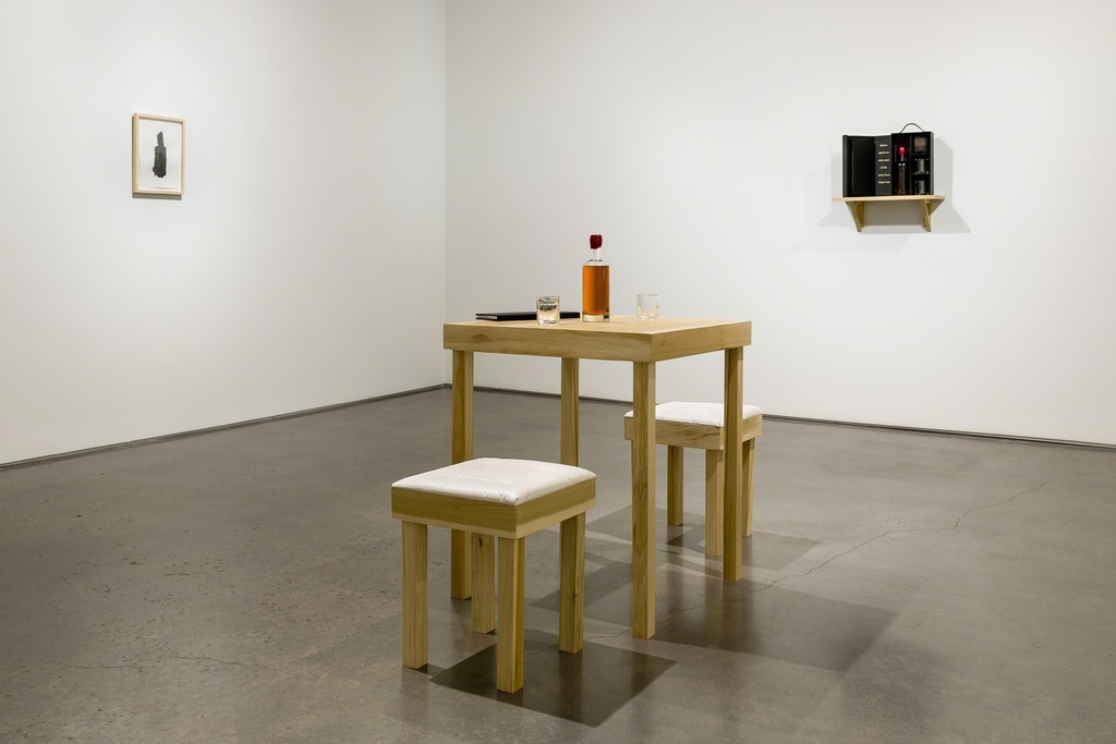 Installation view: MK Guth: Shout, Recount, Get Drunk, 2016. Photo by Etienne Frossard. Installation view: MK Guth: Shout, Recount, Get Drunk, 2016. Photo by Etienne Frossard.