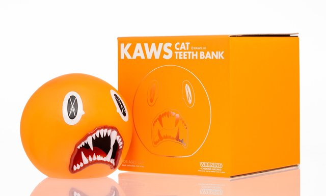 KAWS, ‘Cat Teeth Bank (Orange)’, 2007, Heritage Auctions