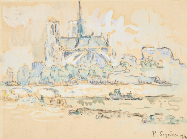 Paul Signac, ‘Notre Dame, Paris’, 1910, Doyle