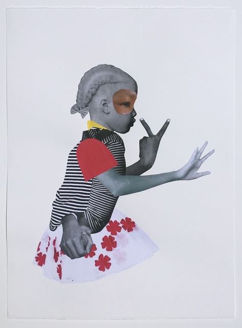 Deborah Roberts, ‘Girl In Charge’, 2018, Luis De Jesus Los Angeles