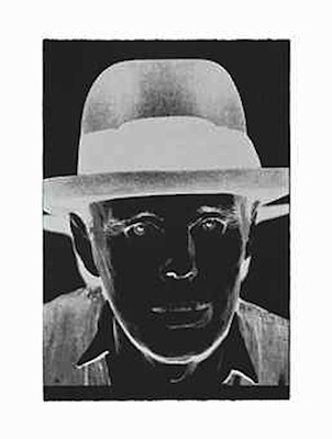 Andy Warhol, ‘Joseph Beuys’, 1980, Print, Screenprint with white diamond dust on Arches Black Cover, Vertu Fine Art