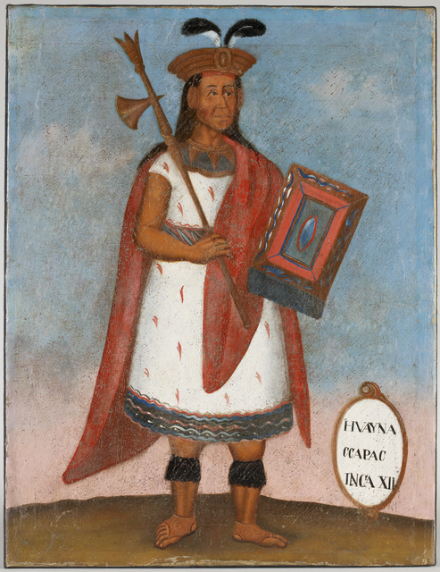 ‘Portrait of Huayna Capac, Inca XII ’, 19th century, Musée du quai Branly