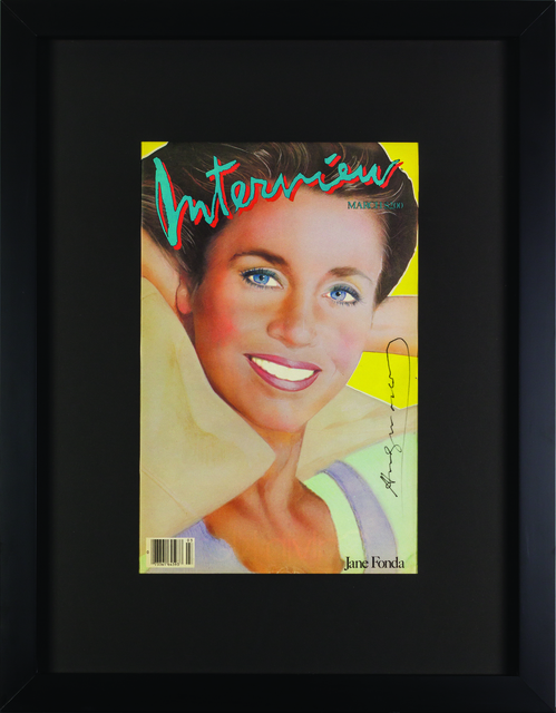 Andy Warhol, ‘Interview Magazine Signed by Andy Warhol "Jane Fonda” ’, 1984, Print, Rudolf Budja Gallery