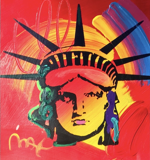 Peter Max, ‘lady liberty red’, , David Parker Gallery