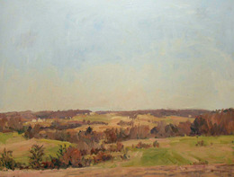 Eugene Leake, ‘March Fields and Blue Sky’, 1990, C. Grimaldis Gallery