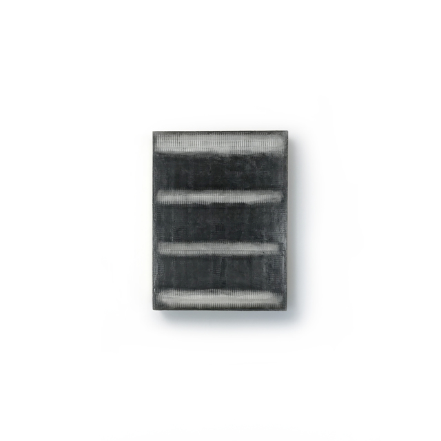 Michael Francis Ryan, ‘Smoke & Mirrors’, 2019, Painting, Drywall tape, enamel, graphite, resin on wood panel, Alfa Gallery