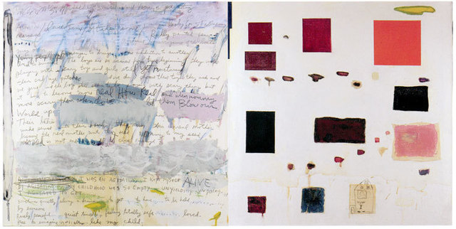 Joan Snyder, ‘Free to Imagine/Like My Child’, 1985, Painting, Oil, acrylic, pencil on paper on canvas, Betty Cuningham