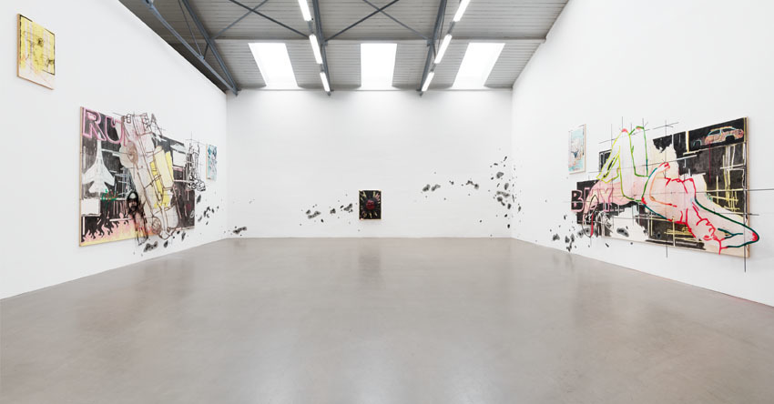 Marshmallow Mood, Installation view, Galerie EIGEN + ART Leipzig, Photo: Uwe Walter Marshmallow Mood, Installation view, Galerie EIGEN + ART Leipzig, Photo: Uwe Walter