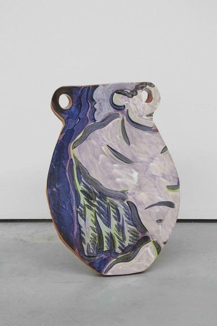 Christian Newby, ‘MERCHANTS FEEL WITH NO TOUCH’, 2016, Painting, Glazed ceramic, balsa wood stand, Patricia Fleming