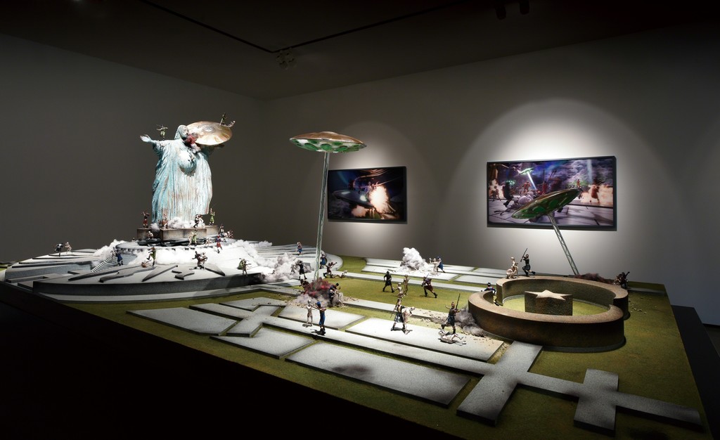 Installation view of Atheism Report, 2015 Installation view of Atheism Report, 2015