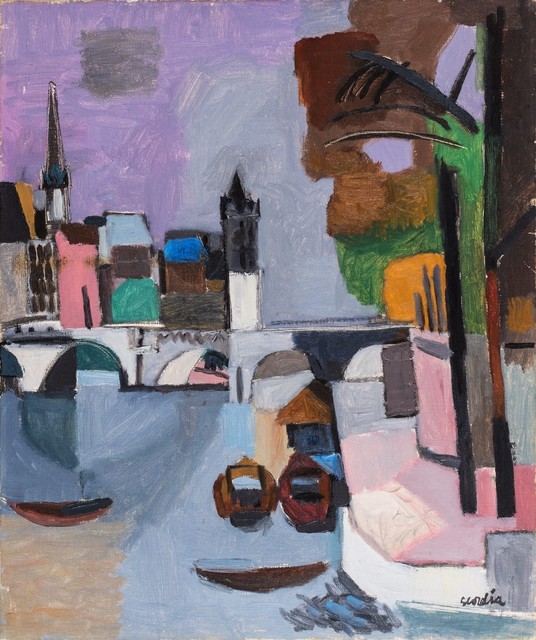 Antonio Scordia, ‘Pont neuf, Paris’, 1950, Finarte