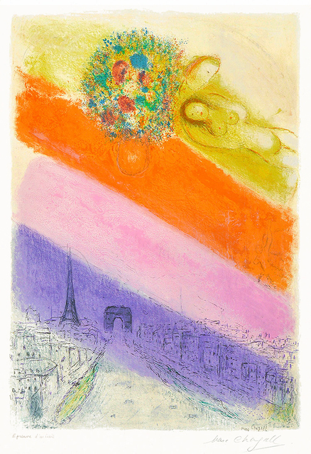 Marc Chagall, ‘Les Champs-Elysées’, 1954, Masterworks Fine Art