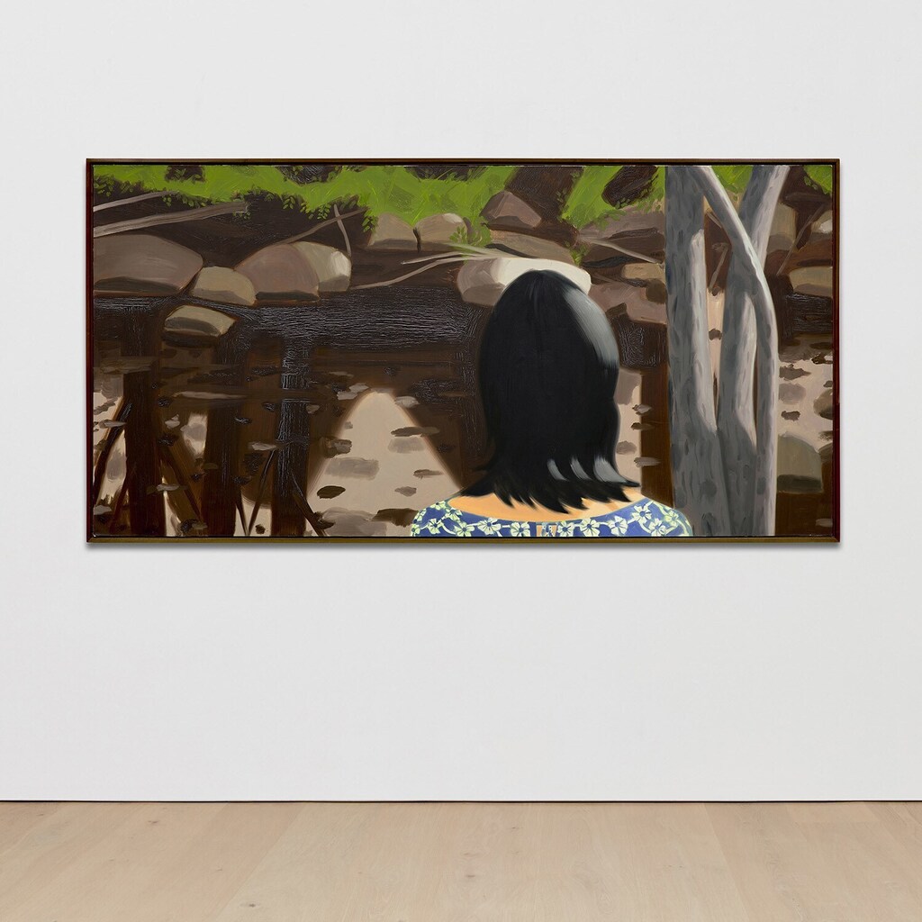 Alex Katz - Ada in Front of Black Brook