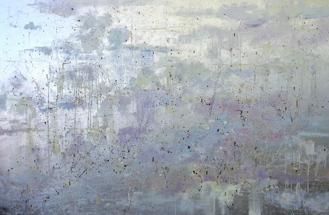 Michelle Sakhai, ‘Inner Movement’, 2016, Painting, Oil and metal leaf on canvas, Madelyn Jordon Fine Art