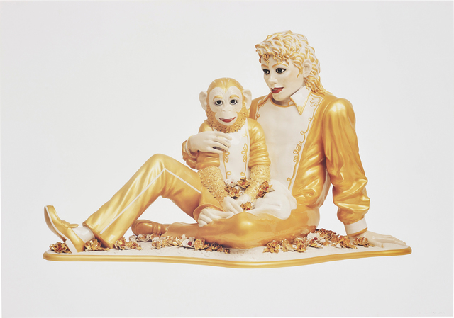 Jeff Koons, ‘Michael Jackson and Bubbles’, 1995, Phillips