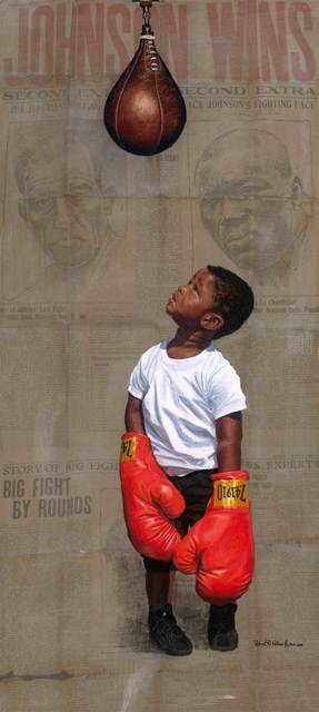 Richard Wilson Jr., ‘Jack Johnson’, 2018, Print, Giclee, Gugsa Black Arts Collective