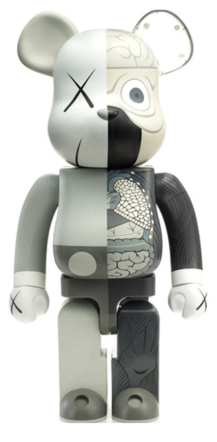 KAWS, ‘KAWS DISSECTED COMPANION: 100% BE@RBRICK GREY’, 2010, Marcel Katz Art