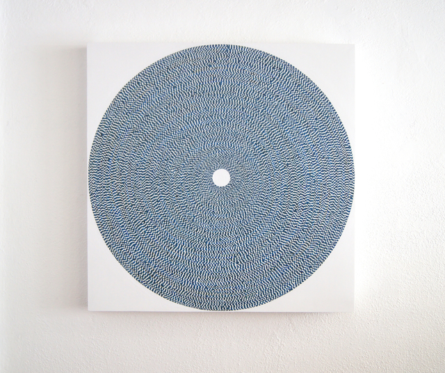 Yong Sin, ‘Circle No. 1685’, 2019, Painting, Acrylic on Tape over Panel, Timothy Yarger Fine Art