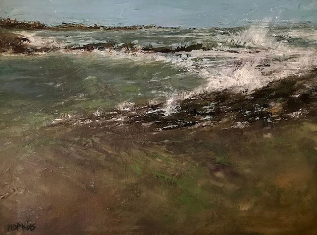 Julie Hopkins, ‘Newport Coast in Winter’, 2019, The Galleries at Salmagundi