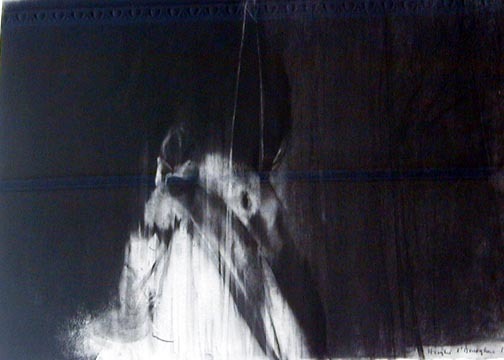 Hughie O'Donoghue, ‘Crow Study II’, 1988, Drawing, Collage or other Work on Paper, Charcoal on paper, Oliver Sears Gallery