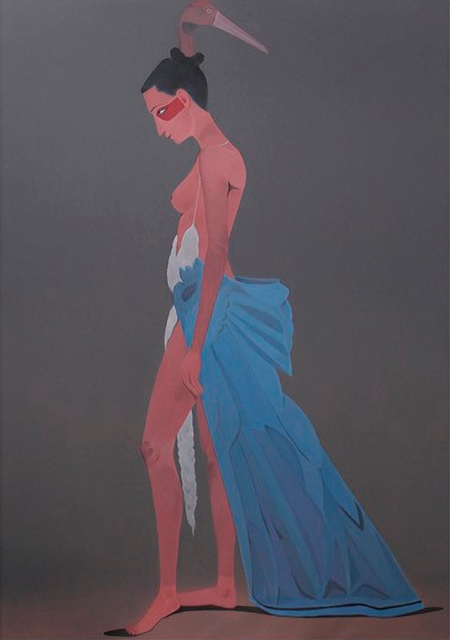 Surendran Nair, ‘Sarus Crane’, 2017, Aicon Gallery
