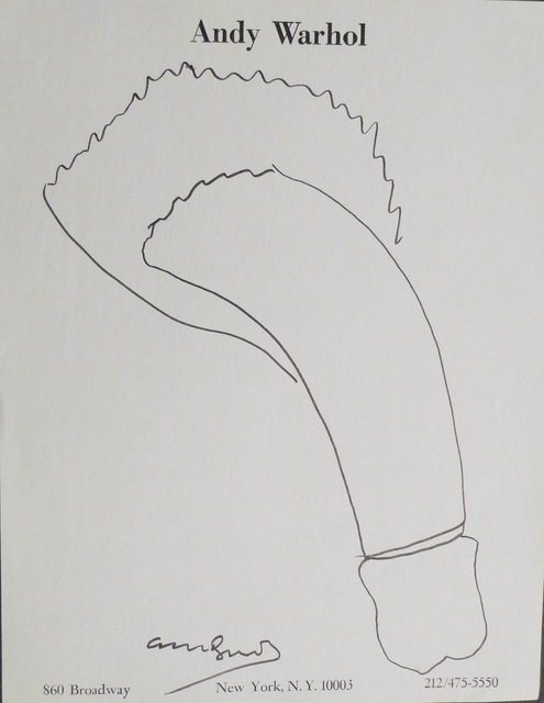 Andy Warhol, ‘Untitled’, Drawing, Collage or other Work on Paper, Bengtsson Fine Art