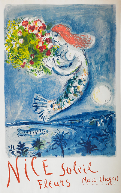 Marc Chagall, ‘The Bay of Angels’, 1962, Print, Lithographic poster in colors, Rago/Wright