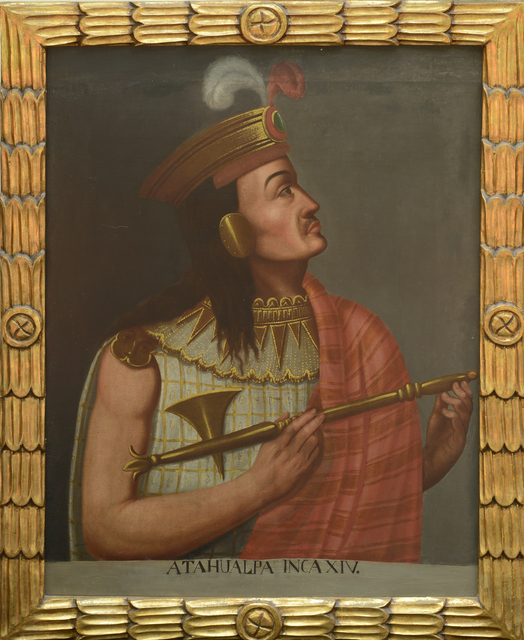 Unknown Artist, ‘Portrait of Atahualpa, Inca XIV’, 19th century, Musée du quai Branly