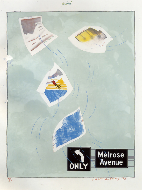David Hockney, ‘Wind (from the Weather series)’, 1973, Mary Ryan Gallery, Inc
