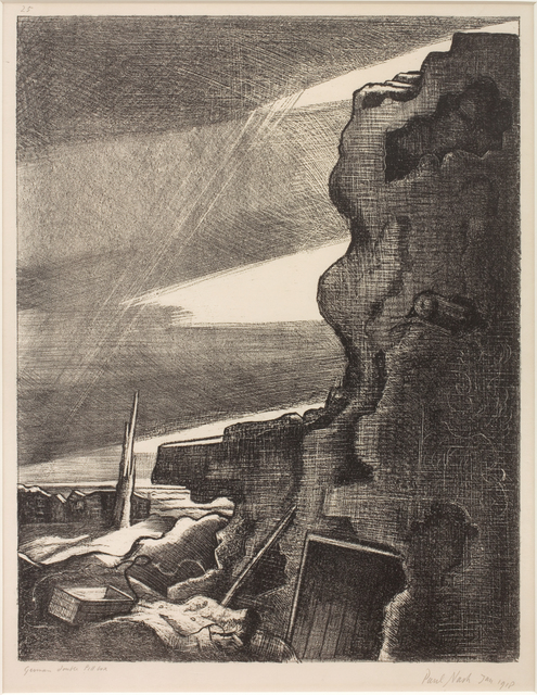 Paul Nash, ‘German Double Pill-box, Gheluvelt’, 1918, Piano Nobile