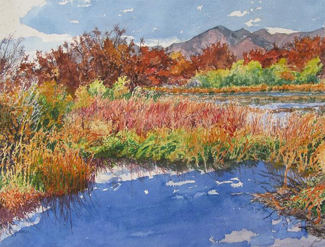 Sheila Gardner, ‘Silver Creek, Bluer Than the Sky’, Gail Severn Gallery