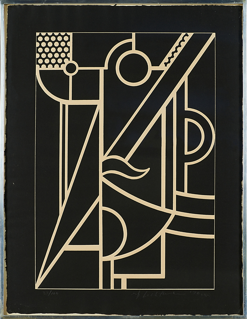 Roy Lichtenstein, ‘Modern Head #3 (from Modern Head Series)’, 1970, Print, Embossed linocut on handmade Waterleaf paper (Kulicke frame), Rago/Wright