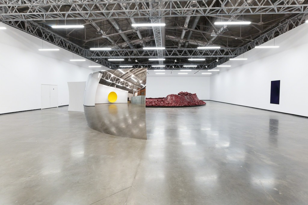 "My Red Homeland" at The Jewish Museum & Tolerance Center. © Anish Kapoor. "My Red Homeland" at The Jewish Museum & Tolerance Center. © Anish Kapoor.