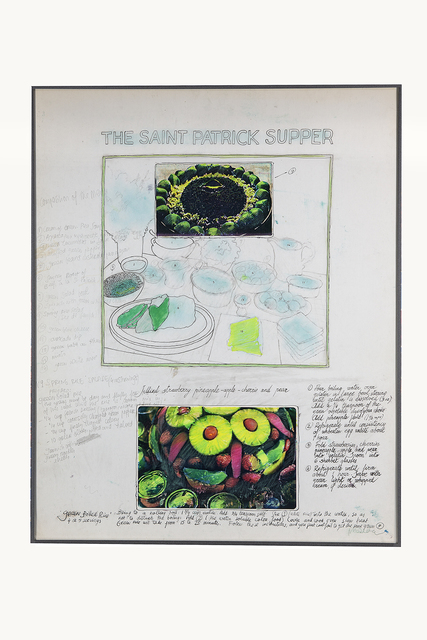 Antoni Miralda, ‘The Saint Patrick Supper’, Collage-pencil and photocopies, Henrique Faria Fine Art
