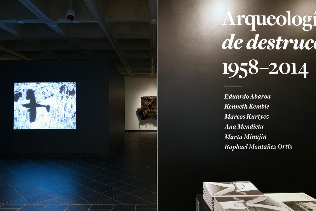 Archaeologies of Destruction, 1958-2014. Cantor Fitzgerald Gallery 2015. Photo: Lisa Boughter Archaeologies of Destruction, 1958-2014. Cantor Fitzgerald Gallery 2015. Photo: Lisa Boughter
