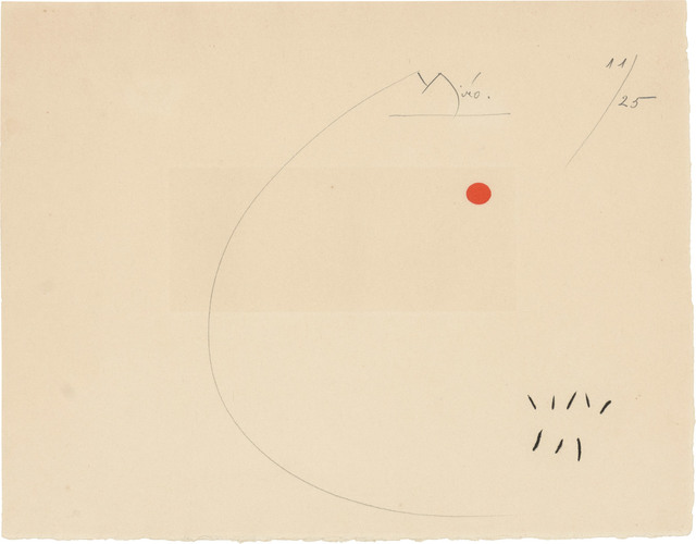 Joan Miró, ‘SANS LE SOLEIL (SEE DUPIN 408; SEE CRAMER BOOKS 98)’, 1965, Doyle