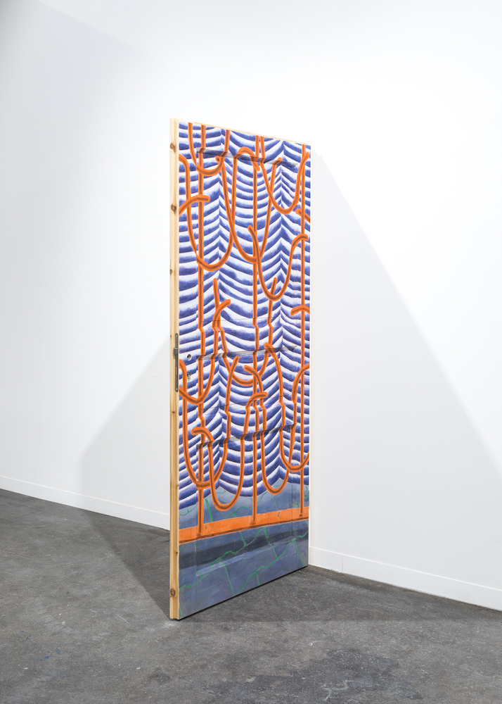 Untitled, 2017
Gouache and watercolor on wooden door
198,5 x 86 cm Untitled, 2017
Gouache and watercolor on wooden door
198,5 x 86 cm