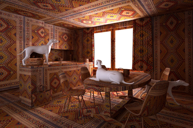 Dogs in the kitchen — Farid Rasulov (2014)