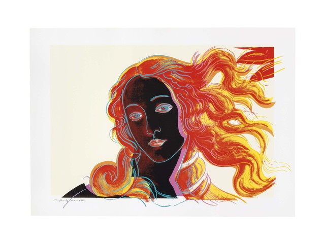 Andy Warhol, ‘Details of Renaissance Paintings (Sandro Botticelli, Birth of Venus, 1482): one plate’, 1984, Christie's