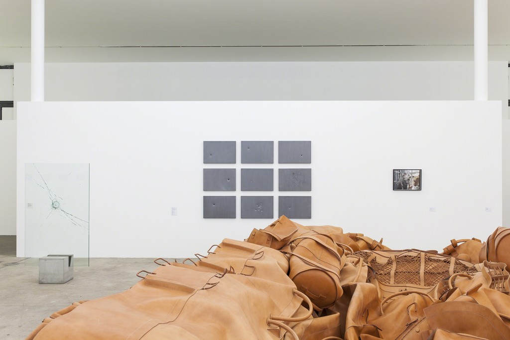 Installation view of "Fire and Forget. On Violence" at KW Institute for Contemporary Art. Photo: Timo Ohler Installation view of "Fire and Forget. On Violence" at KW Institute for Contemporary Art. Photo: Timo Ohler