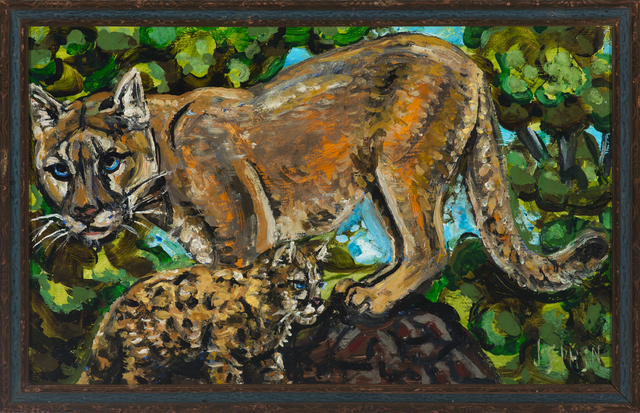 Mary Josephson, ‘I Will Protect You’, 2019, Painting, Oil on wood, framed, Friesen Gallery