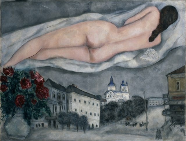 Marc Chagall, ‘The Nude Above Vitebsk (Le nu au-dessus de Vitebsk)’, 1933, Dallas Museum of Art