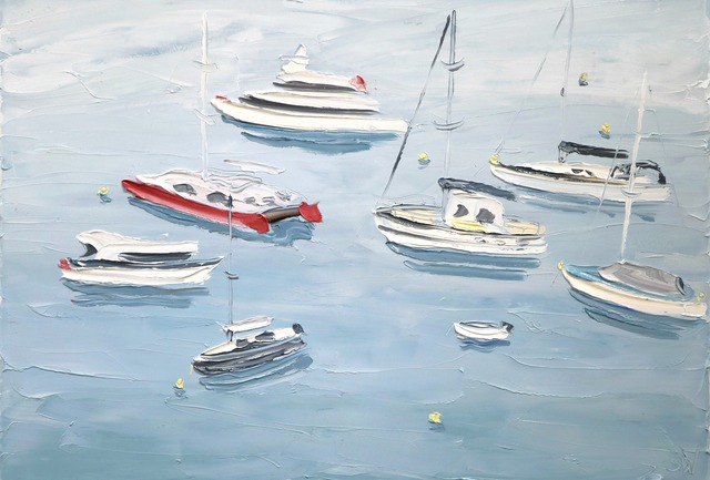 Sally West, ‘Berry's Bay (20.11.18)’, 2018, Painting, Oil on Canvas, Artspace Warehouse