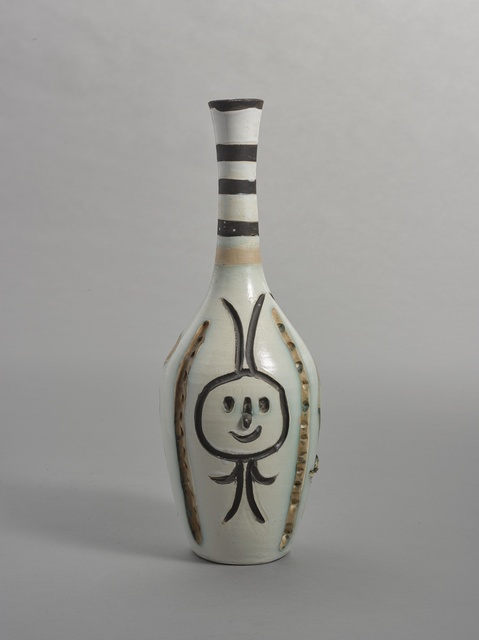 Pablo Picasso, ‘Bouteille gravée (A.R. 249)’, 1954, Other, Terre de faïence vase, painted and partially glazed, Sotheby's