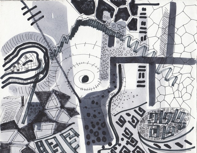 Patrick Tagoe-Turkson, ‘Kwasia Agor (Fools Game)’, ca. 2010, Print, Canvas, Nubuke Foundation (Ghana)