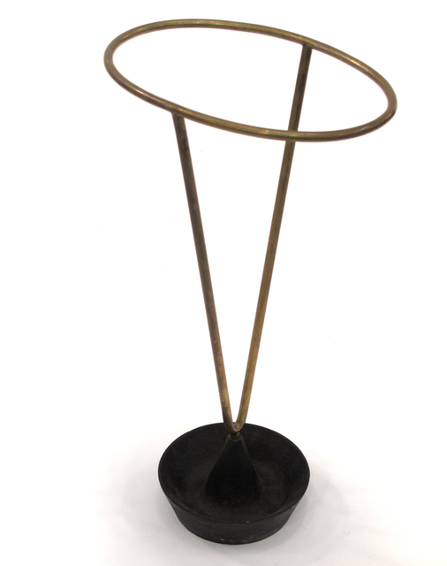 Carl Auböck, ‘Iron and Brass Umbrella Stand’, ca. 1950, Patrick Parrish Gallery