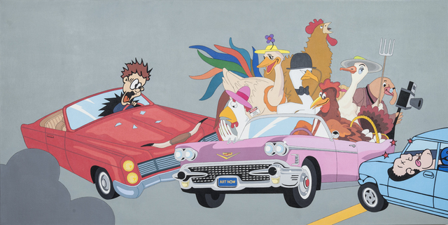 Nancy Chunn, ‘Scene VI, The Road, Detail: Accident / Cadillac’, 2004-2005, Ronald Feldman Gallery