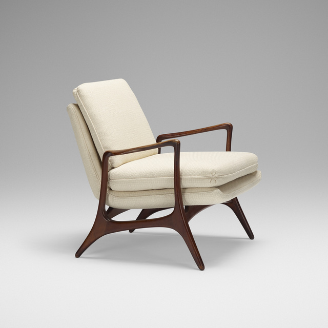 Vladimir Kagan, ‘lounge chair’, c. 1957, Rago/Wright