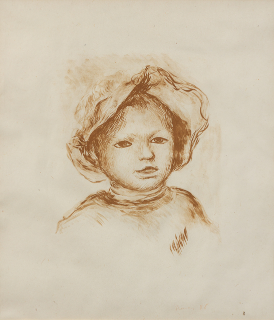 Pierre-Auguste Renoir, ‘Pierre Renoir, de face from L'Estampe Originale’, c. 1893, Hindman